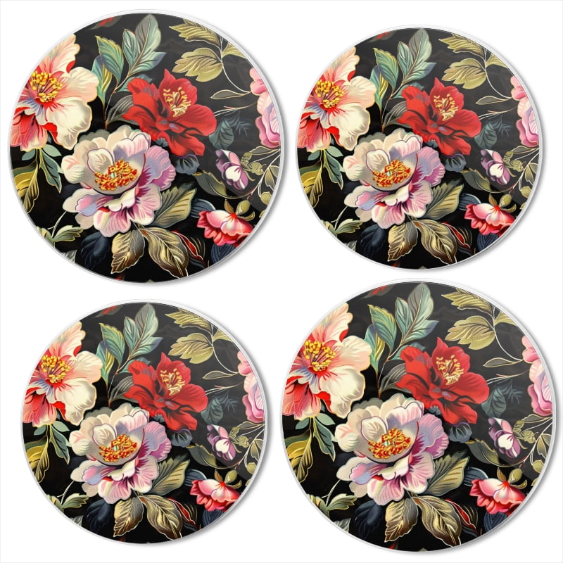 BaHomeck Electric Stove Burner Covers Set of 4,Round Metal Gas Stove ...