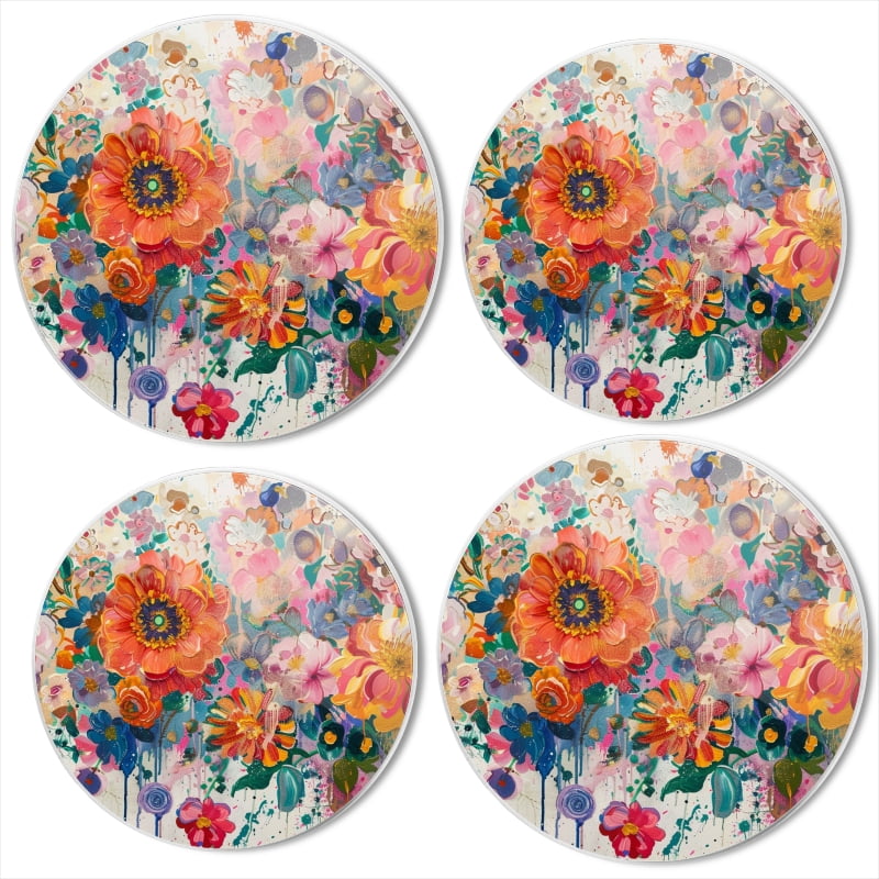 BaHomeck Electric Stove Burner Covers Set of 4,Round Metal Gas Stove ...