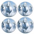 thumbnail image 1 of BaHomeck Electric Stove Burner Covers Set of 4,Round Metal Gas Stove Burner Covers 8 Inch and 10 Inch,Kitchen Decor,White Horses Galloping In The Sea, 1 of 2