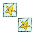 thumbnail image 1 of BaZooples Iron-on Patch Applique/Patch Smiley Star Patch Pack of 2, 1 of 1