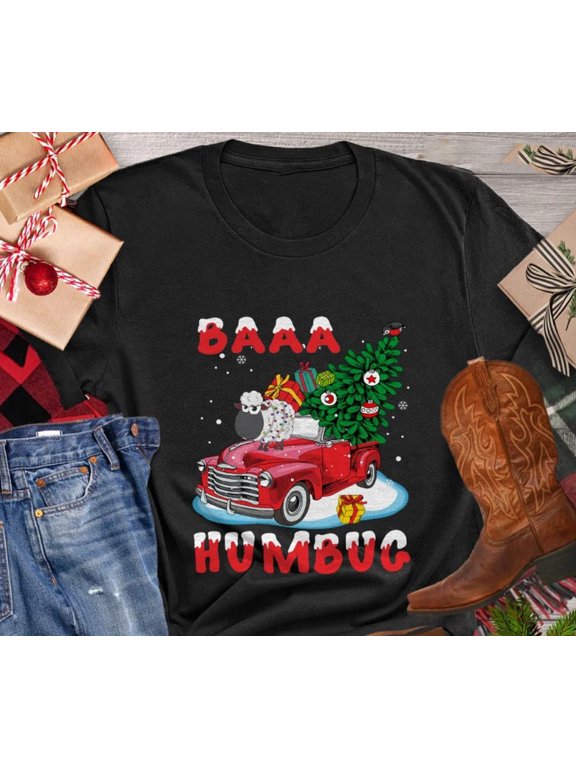 Baa Humbug Sheep Christmas T-Shirt