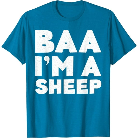Baa I'm A Sheep Softstyle Unisex T-Shirt,Sapphire Color,Size XL