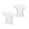Baade 2 Pcs Iron Chain Basketball Net Professional Standard Heavy Duty