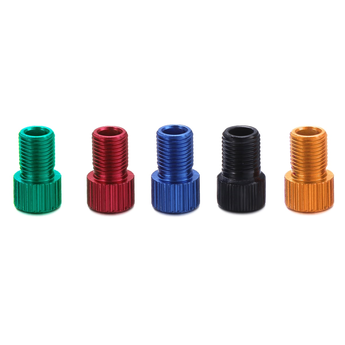 Baade 5PCS Aluminum Alloy French to Schrader Adapters Converters Road