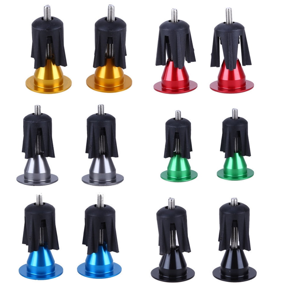 Bike Grip Bar End Plugs Aluminum, Count KEYWELL Bar End Plugs