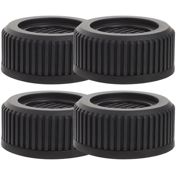 SEWOART 4Pcs Dryer Anti Vibration Pads Black Plastic Stable Anti Skid Appliance Pads