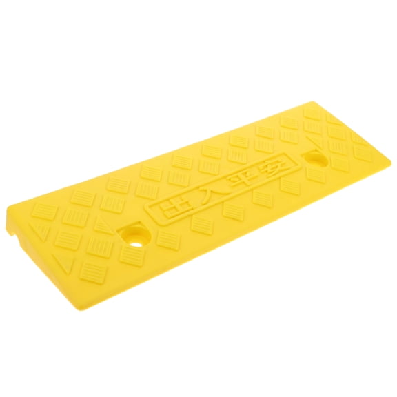 SEWOART Yellow Rubber Threshold Ramp Pad for Indoor Use, Compatible with Robot Vacuum Cleaners, Accessibility Solution