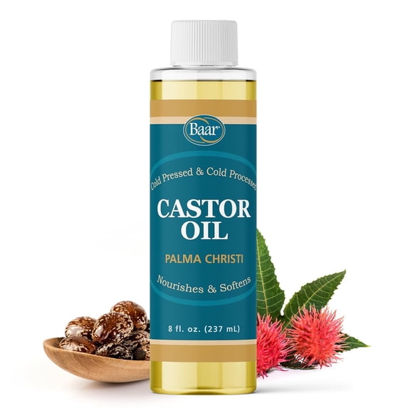 Baar Castor Oil, 8 oz