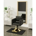 thumbnail image 1 of Baasha Hair Salon Chair, Gold Salon Chair with Heavy Duty Hydraulic Pump, 360° Swivel Salon Chair for Hair Stylist, Styling Chair for Salon, Hair Chair, Weight Capacity Up to 330 lbs - Gold & Black, 1 of 8