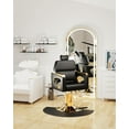 Baasha Salon Chair, Reclining, Adjustable Backrest, Lumbar Support