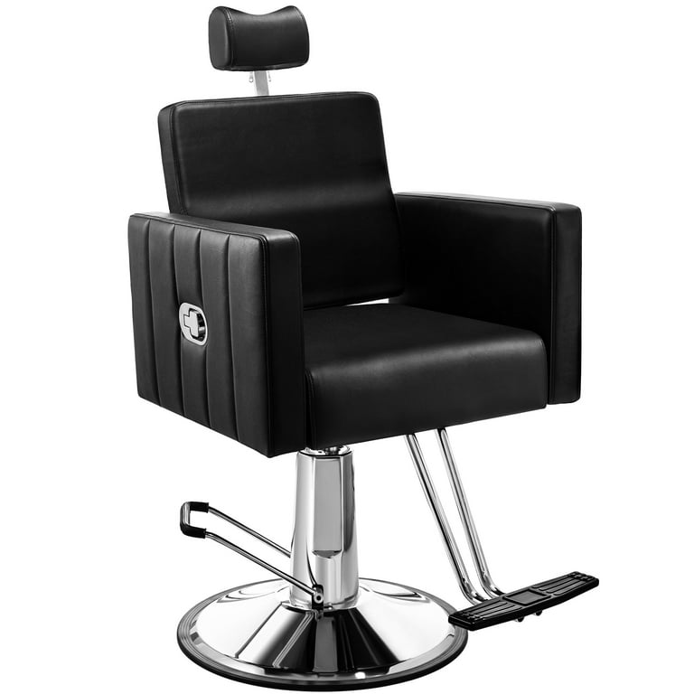 Baasha Reclining Salon Chair for Hair Stylist Barber Chair All