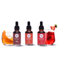 thumbnail image 1 of Bab Louie & Co. Non-Alcoholic Bitters Set – Cherry, Orange, Aromatic Bitters for Cocktails, Mocktails, Whiskey – 30ml/1oz Each, Non-Alcoholic Drinks Bitter – Makes 30 Drinks – Bar Essentials, 1 of 5
