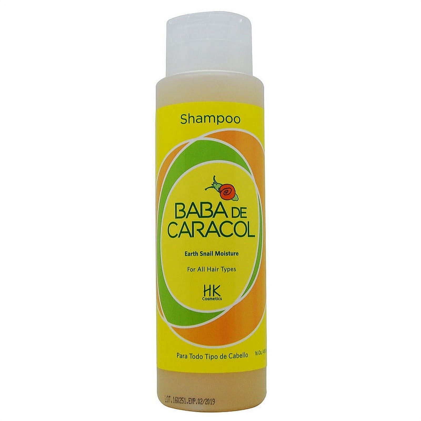 Baba De Caracol Earth Snail Moisture Shampoo 16 Oz / 450 ml for All Hair Types