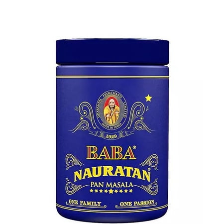Baba Nauratan Pan Masala Tin Can | 100 grams | Authentic Taste | Free shipping