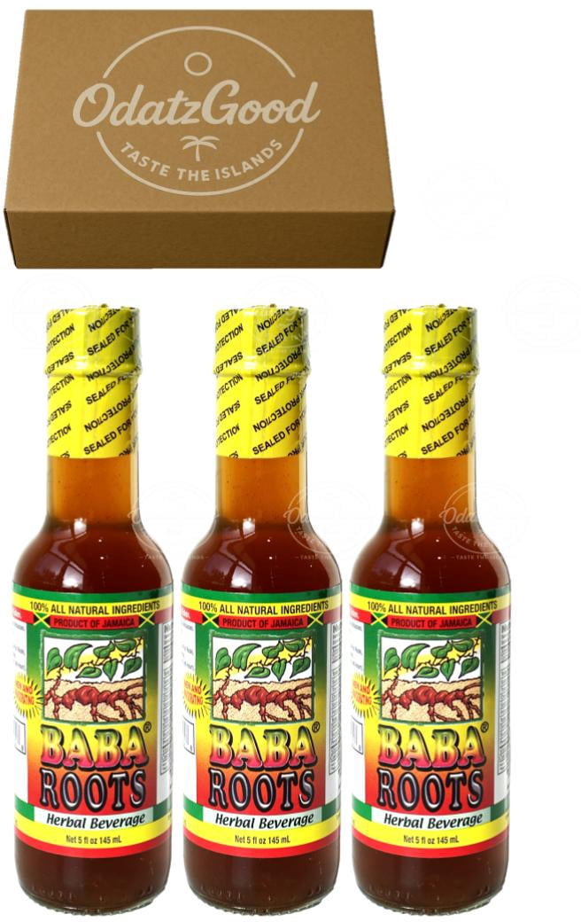 Baba Roots Herbal Beverage 5oz (145ml) 3-Pack – Product of Jamaica ...