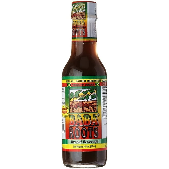 Baba Roots Herbal Energy Drink 5 Fl Oz All Natural Ingredients