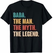 Baba The Man The Myth The Legend Retro Gift for Baba T-Shirt