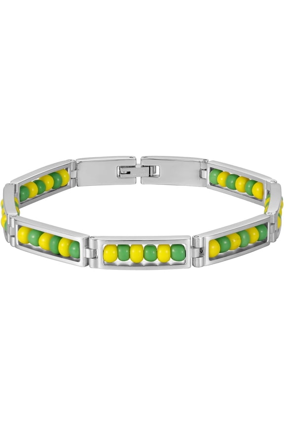 Babalawo Orula Protection Bracelet for Men & Women – Unisex Stainless Steel Amulet Bracelet, African Santería Inspired Good Luck Jewelry Gift