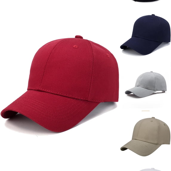 Babaley Mens Baseball Cap Cotton Solid Color Breathable Sun Hat Outdoor Casual Sport Running Hiking Hats