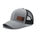 thumbnail image 1 of Babaley Mens Trucker Hat Front Fabric Back Mesh Dad Cap Curved Brim Adjustable Breathable Stylish Outdoor Sports Headwear, 1 of 2