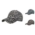 thumbnail image 1 of Babaley Unisex Baseball Cap Leopard Print Stylish Breathable Comfort Adjustable Beach Sun Hat, 1 of 2