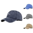 thumbnail image 1 of Babaley Unisex Baseball Cap Mountain Embroidered Adjustable Comfort Trendy Sun Hat Daily Wear Outdoor Casual Hats, 1 of 2