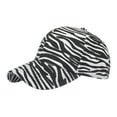 thumbnail image 1 of Babaley Unisex Baseball Cap Zebra Print Stylish Curved Brim Adjustable Breathable Sun Hat Daily Outdoor Headwear, 1 of 1