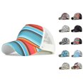 thumbnail image 1 of Babaley Womens Baseball Cap Random Graphic Ponytail Hats Quick Drying Casual Trendy Mesh Sun Hat, 1 of 2