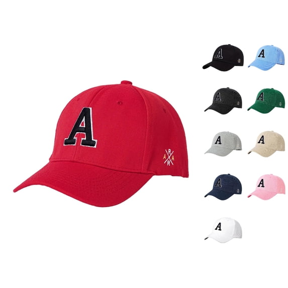 Babaley Womens Baseball Cap Vintage Adjustable A Letter Embroidered Sun Hat Spring Summer Stylish Casual Headwear