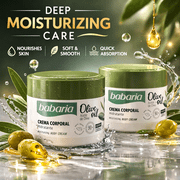 Babaria Olive Oil Moisturizing Body Cream   Duo Pack 2 x 250 ml | Deep Hydration & Nourishing Body Moisturizer
