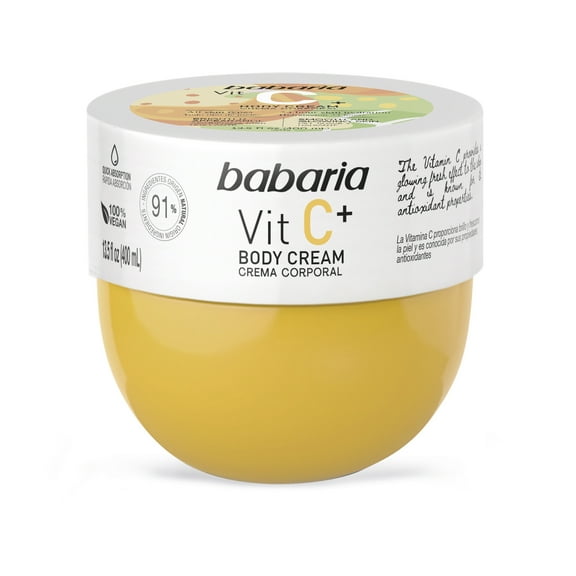 Babaria Vitamin C Body Lotion 13.5 fl oz, Moisturizing and nourishing