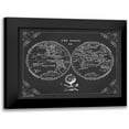 thumbnail image 1 of Babbit, Gwendolyn 18x15 Black Modern Framed Museum Art Print Titled - Zone World Map III, 1 of 5