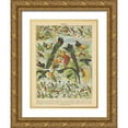 thumbnail image 1 of Babbitt, Gwendolyn 12x14 Gold Ornate Wood Framed with Double Matting Museum Art Print Titled - Oiseaux III, 1 of 4