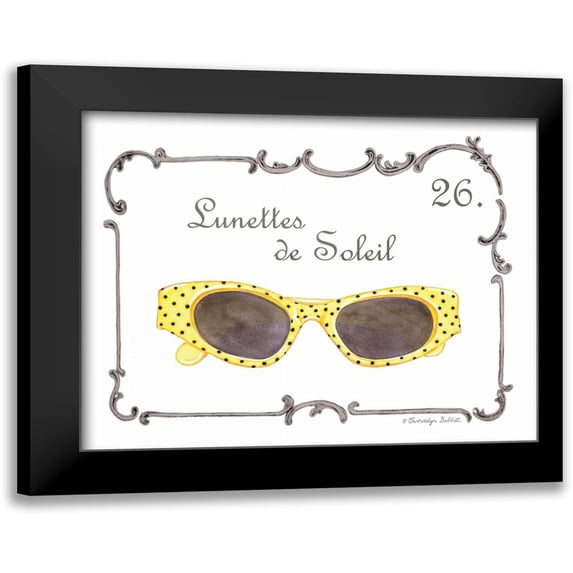 Babbitt, Gwendolyn 14x12 Black Modern Framed Museum Art Print Titled - French Fashion VIII
