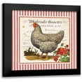 thumbnail image 1 of Babbitt, Gwendolyn 15x15 Black Modern Framed Museum Art Print Titled - French Hen, 1 of 5