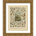 thumbnail image 1 of Babbitt, Gwendolyn 15x18 Gold Ornate Wood Framed with Double Matting Museum Art Print Titled - Mollusques, 1 of 4
