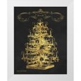 thumbnail image 1 of Babbitt, Gwendolyn 15x18 White Modern Wood Framed Museum Art Print Titled - Gold Tree I, 1 of 4