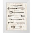 thumbnail image 1 of Babbitt, Gwendolyn 15x18 White Modern Wood Framed Museum Art Print Titled - Serving Utensils II, 1 of 4
