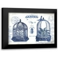 thumbnail image 1 of Babbitt, Gwendolyn 18x15 Black Modern Framed Museum Art Print Titled - Garden Cloches Indigo, 1 of 5