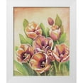 thumbnail image 1 of Babbitt, Gwendolyn 20x24 White Modern Wood Framed Museum Art Print Titled - Purple Tulips II, 1 of 4