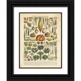 thumbnail image 1 of Babbitt, Gwendolyn 25x32 Black Ornate Wood Framed with Double Matting Museum Art Print Titled - French Vegetable Chart, 1 of 4