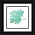 thumbnail image 1 of Babbitt, Gwendolyn 26x26 Black Ornate Wood Framed with Double Matting Museum Art Print Titled - Shell on White I, 1 of 4