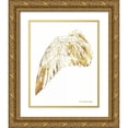 thumbnail image 1 of Babbitt, Gwendolyn 26x32 Gold Ornate Wood Framed with Double Matting Museum Art Print Titled - Gold Wing III, 1 of 4