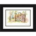 thumbnail image 1 of Babbitt, Gwendolyn 32x22 Black Ornate Wood Framed with Double Matting Museum Art Print Titled - Janes Barn I, 1 of 4