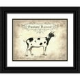 thumbnail image 1 of Babbitt, Gwendolyn 32x25 Black Ornate Wood Framed with Double Matting Museum Art Print Titled - Pasture Raised, 1 of 4