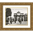 thumbnail image 1 of Babbitt, Gwendolyn 32x26 Gold Ornate Wood Framed with Double Matting Museum Art Print Titled - Paris II, 1 of 4