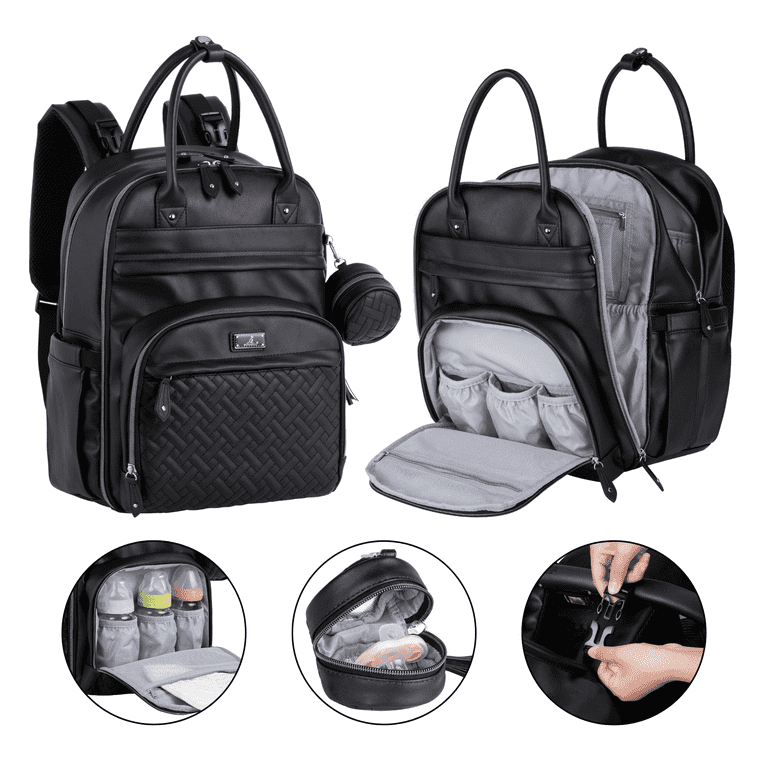 BabbleRoo Diaper Bag Backpack, Multifunction Original Baby  display picture 3
