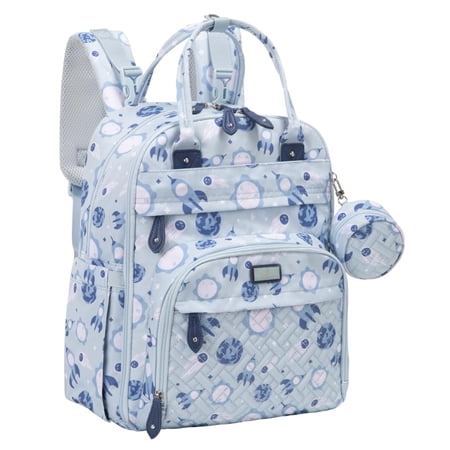 BabbleRoo Diaper Bag Backpack, Multifunction Original Baby Diaper Bag with Insulated Pockets, Cosmo