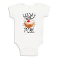 thumbnail image 1 of Babcia's Little Paczki Baby Bodysuit One Piece 12 mo White, 1 of 3