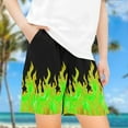 thumbnail image 1 of Babcutegg Boys Casual Shorts, Elastic Waist With Pockets Short Pants for Child Green 13-14 T, 1 of 4